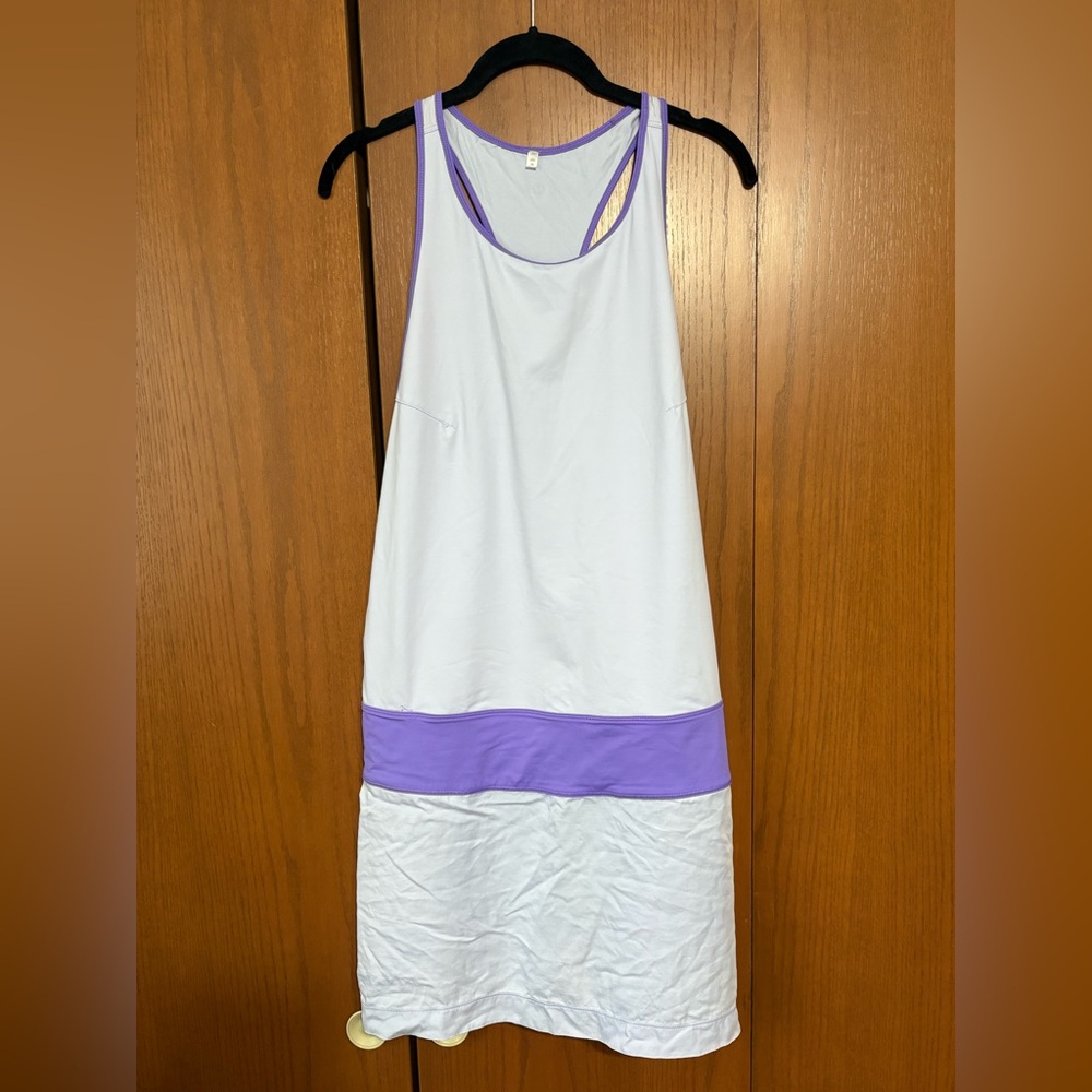 Lululemon Blissed Out Purple Athletic Beach Dress Size 10
